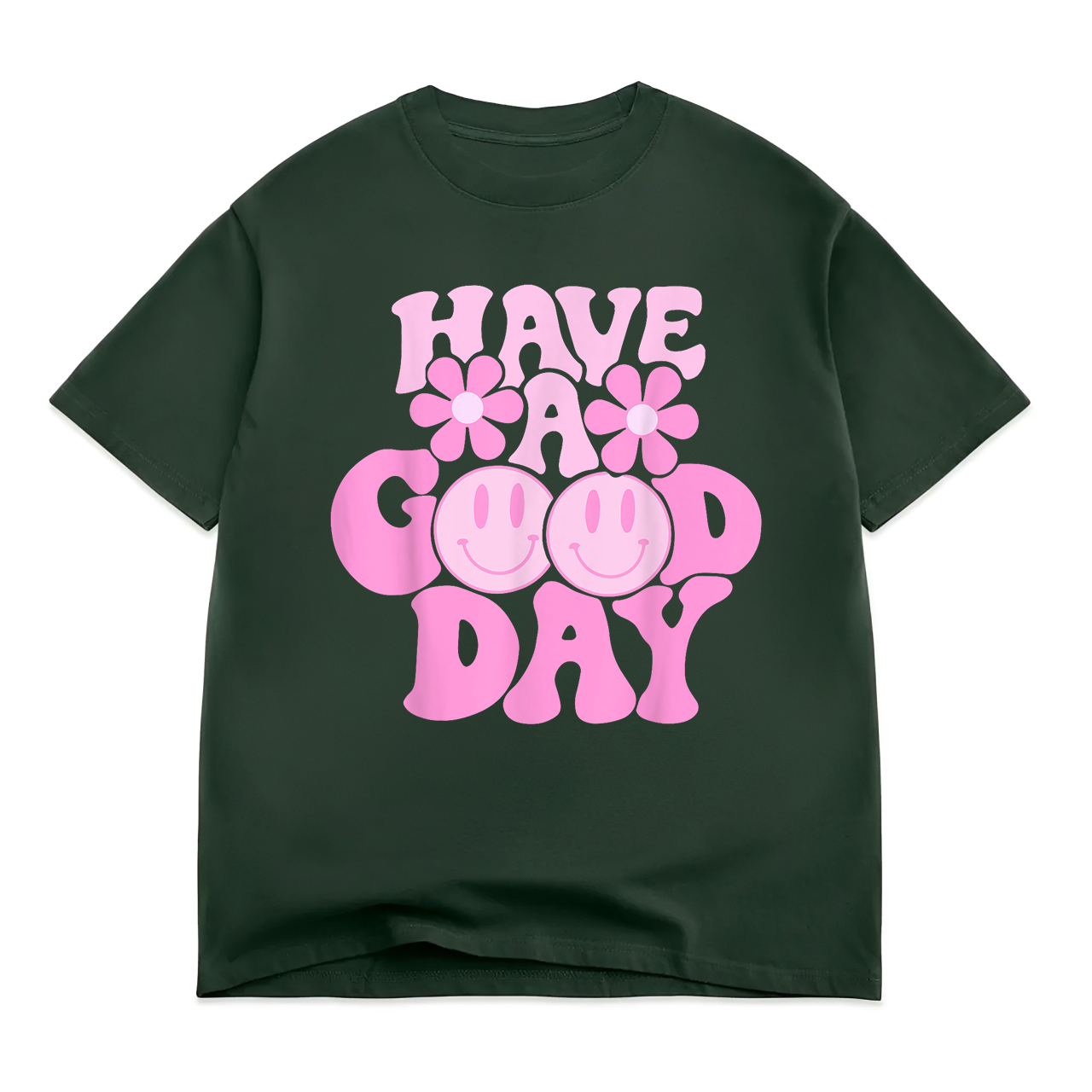 Have A Good Day Retro Tshirt - Smile Face Preppy Aesthetic T-Shirt