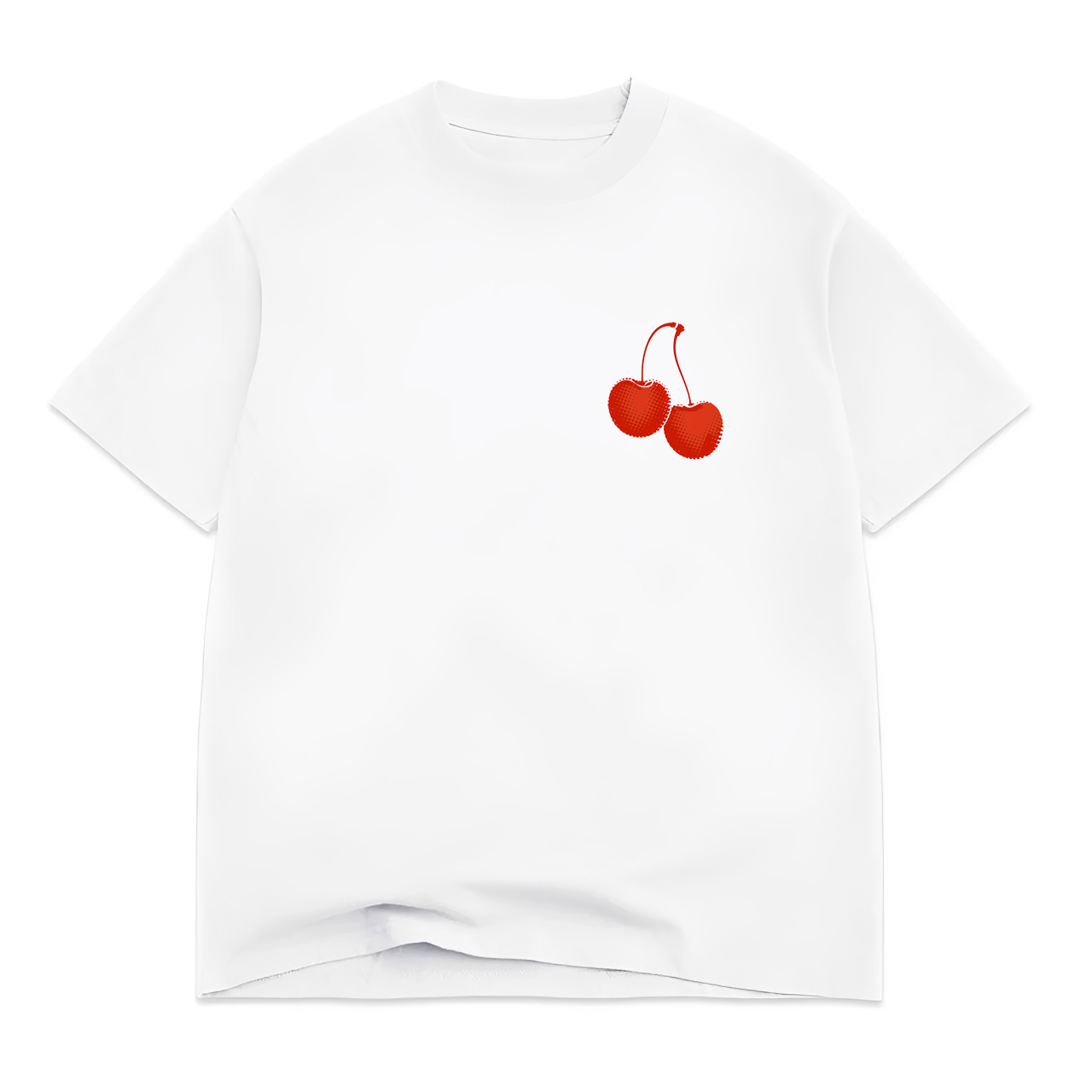 Retro Cherry Red Aesthetic Cool Graphic Cherries Y2K Summer Long Sleeve T-Shirt