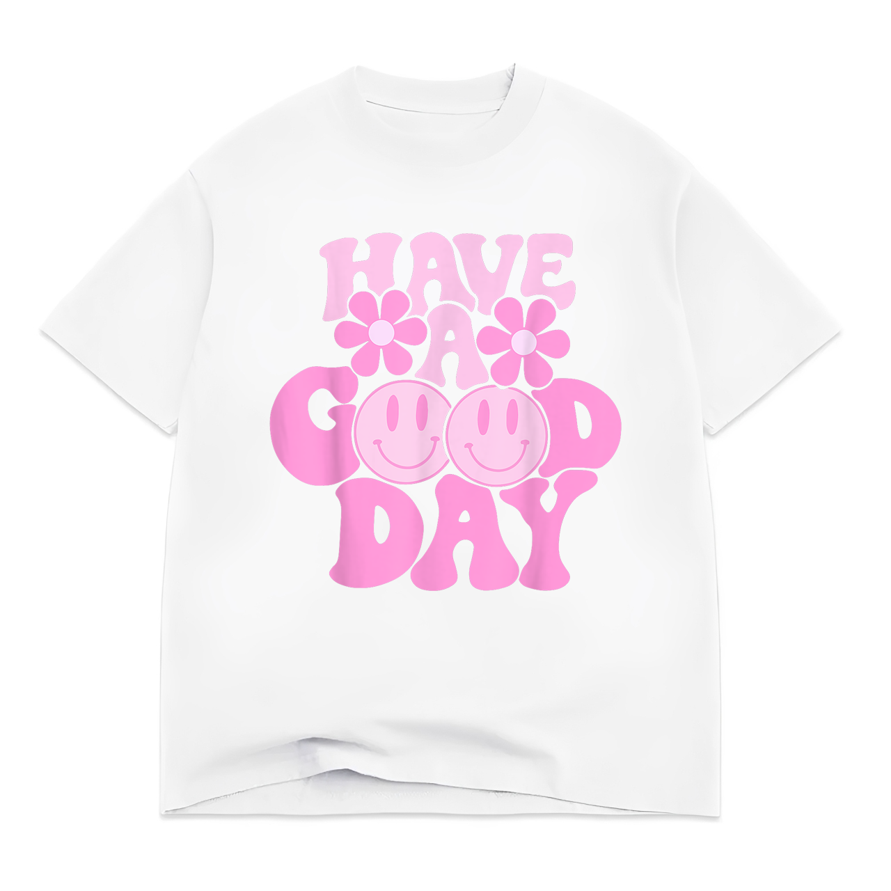 Have A Good Day Retro Tshirt - Smile Face Preppy Aesthetic T-Shirt