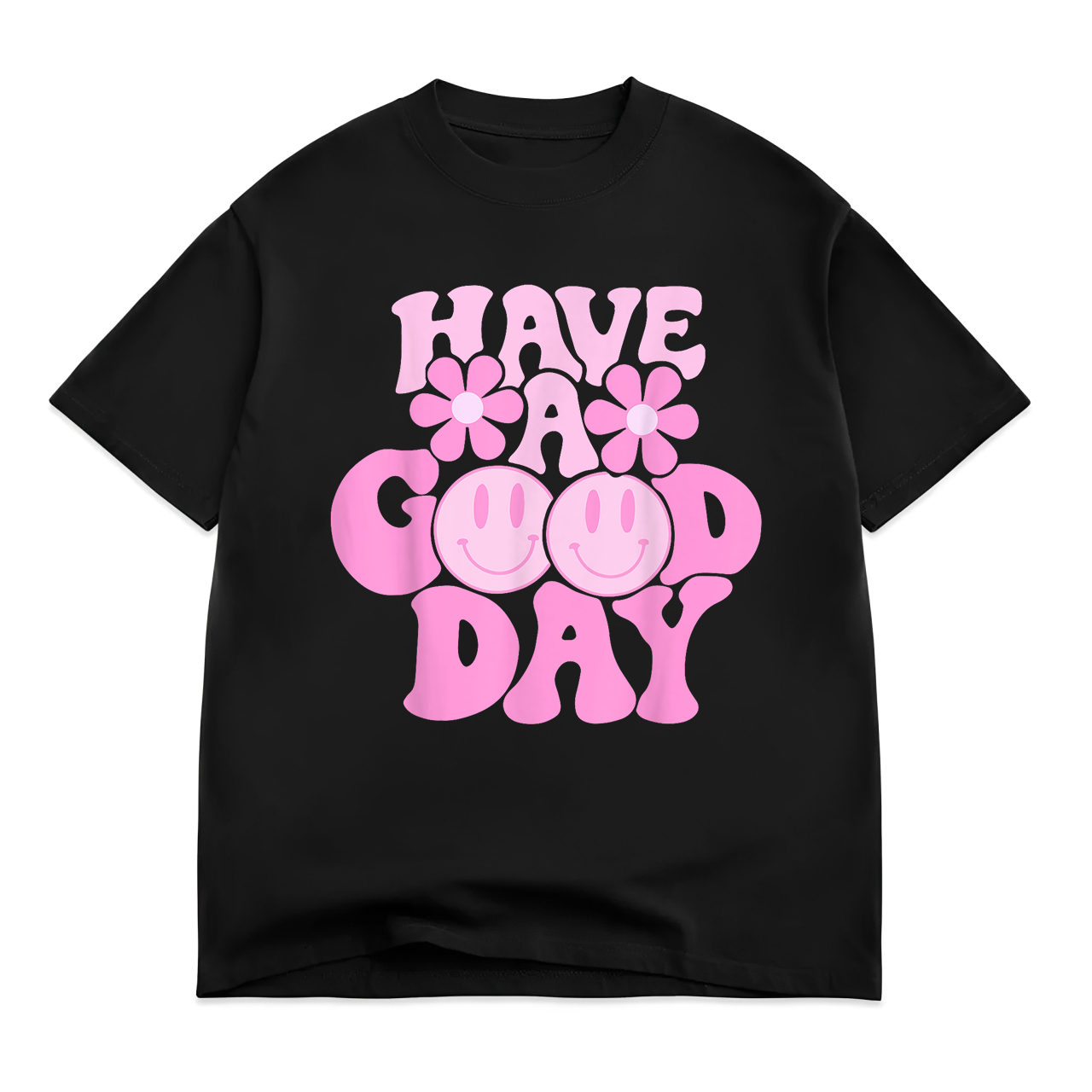 Have A Good Day Retro Tshirt - Smile Face Preppy Aesthetic T-Shirt